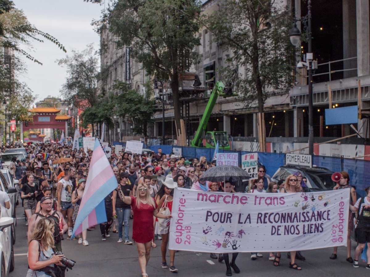 Marche Trans:  4 Aout 2019 Montréal